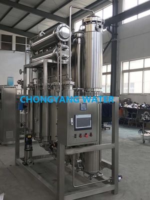 وحدة تقطير المياه الثابتة ISO GMP متعددة الأعمدة لحقن الماء