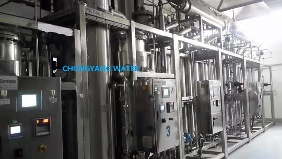 محطة تقطير متعددة الأعمدة الصيدلانية معدات تقطير المياه WFI
