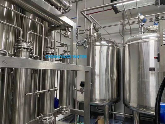 معدات المياه المقطرة متعددة التأثير الدوائية WFI Ro آلة غسيل الكلى