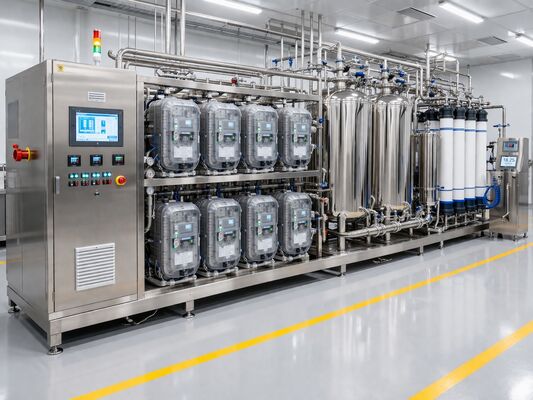 مصنع التأين الكهربائي الصناعي لـ RO آلة تنقية المياه الصناعية