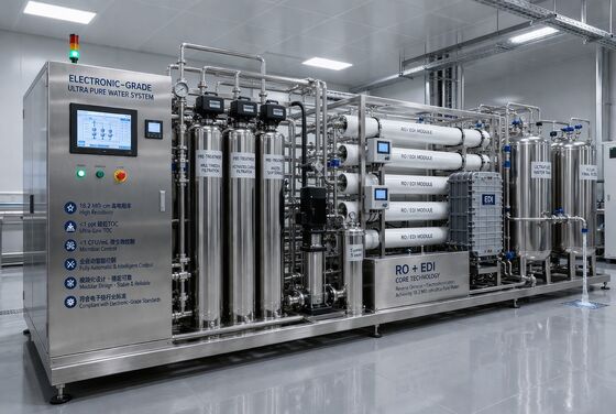 مصنع التأين الكهربائي الصناعي لـ RO آلة تنقية المياه الصناعية