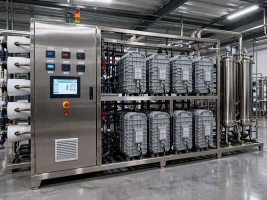 مصنع التأين الكهربائي الصناعي لـ RO آلة تنقية المياه الصناعية