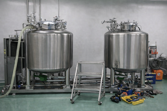 Pharma Solution Preparation System 500L with SS316L Tank (GMP Design, Mirror Polished Ra≤0.4μm)