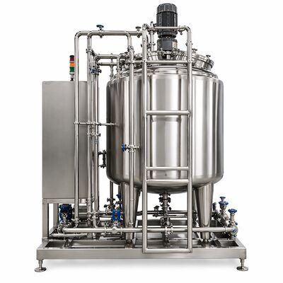 نظام تحضير محلول بيوفار 1000L مع وعاء SS316L (معيار GMP ، التحكم بالشاشة اللمسية)