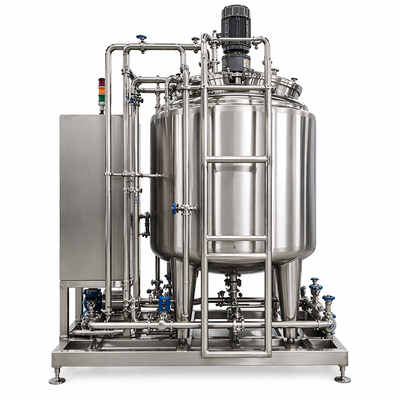 Liquid Preparation System 2000L with SS316L Tank (Heating & Cooling Jacket, PLC Automation)