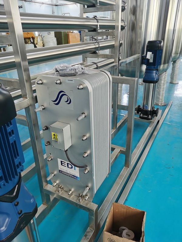 0.25T ، 0.5T / H وحدة EDI الصناعية لنظام محطة تنقية المياه